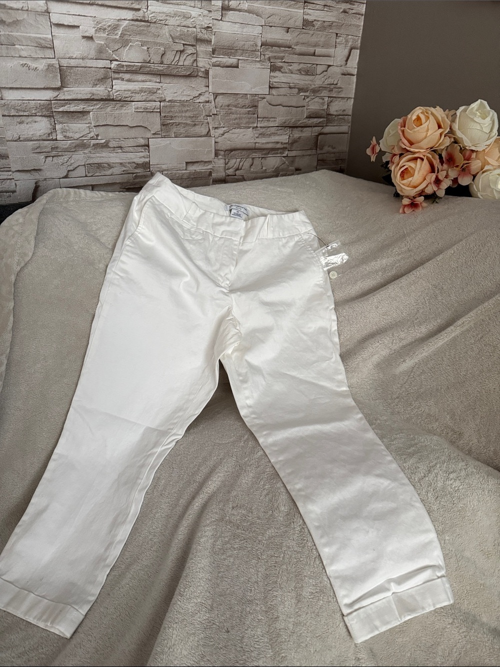 Liz Claiborne White Straight Leg Jeans